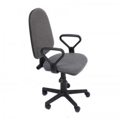 Scaun birou Confort , Gri, Textil